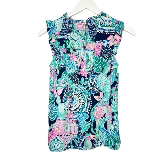 Lilly Pulitzer Talisa Top Lookin Sharp Multi Size XS NEW - Picture 5 of 12
